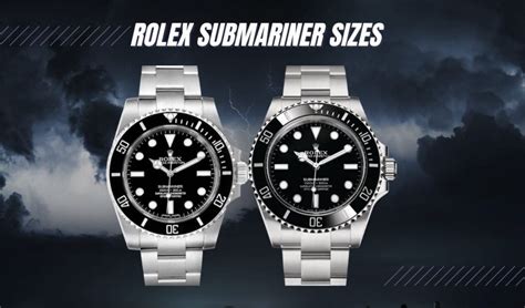 medidas rolex submariner|rolex size chart.